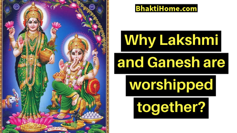 Lakshmi and Ganesh