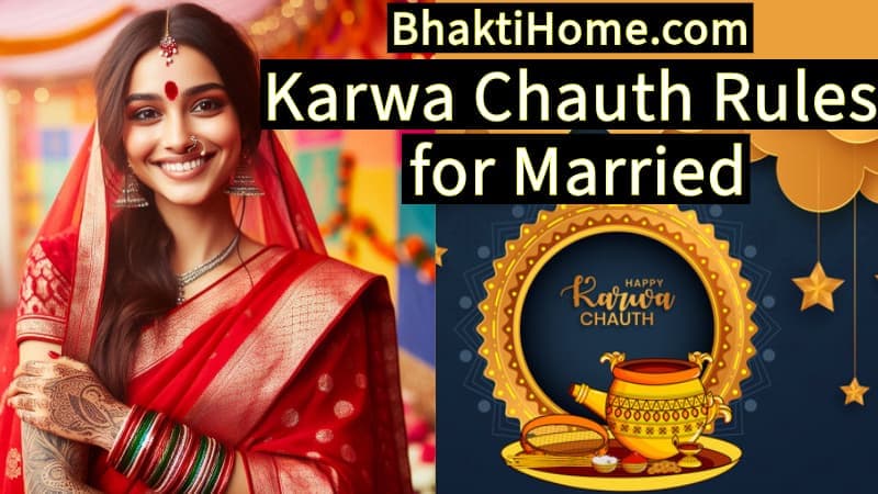 Karwa chauth rules for married