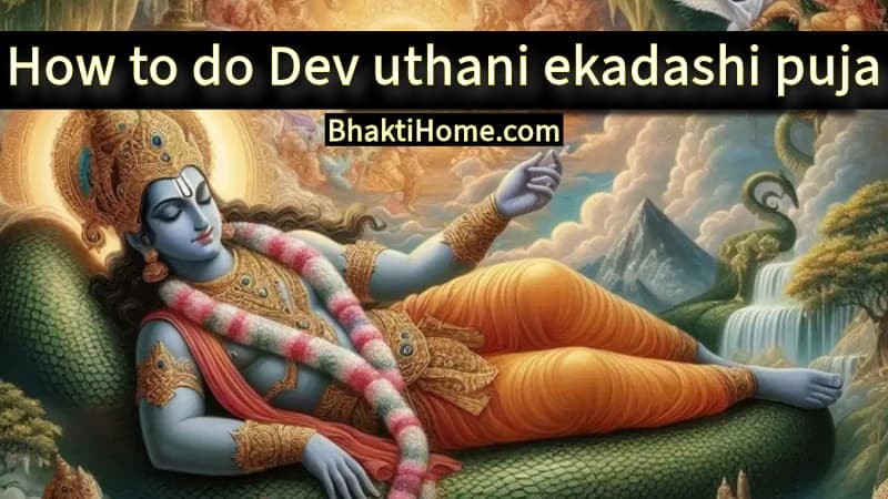 How to do Dev uthani ekadashi puja