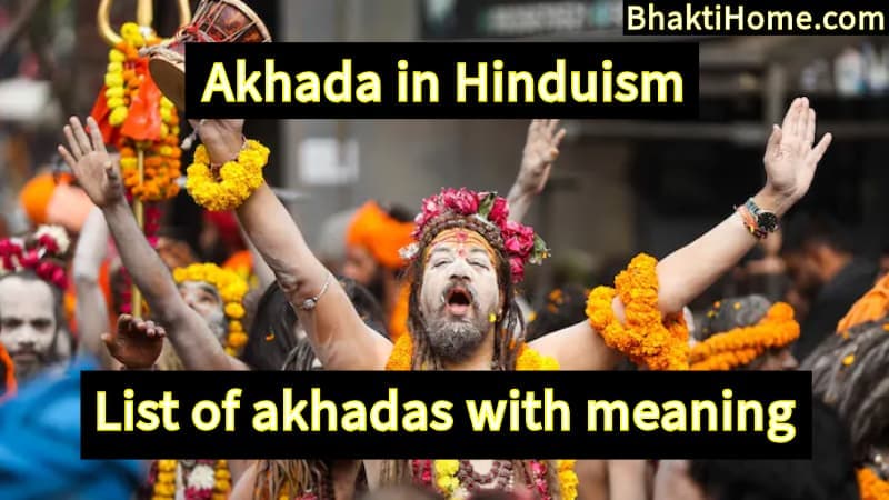 Akhada in Hinduism | List of akhadas with meaning