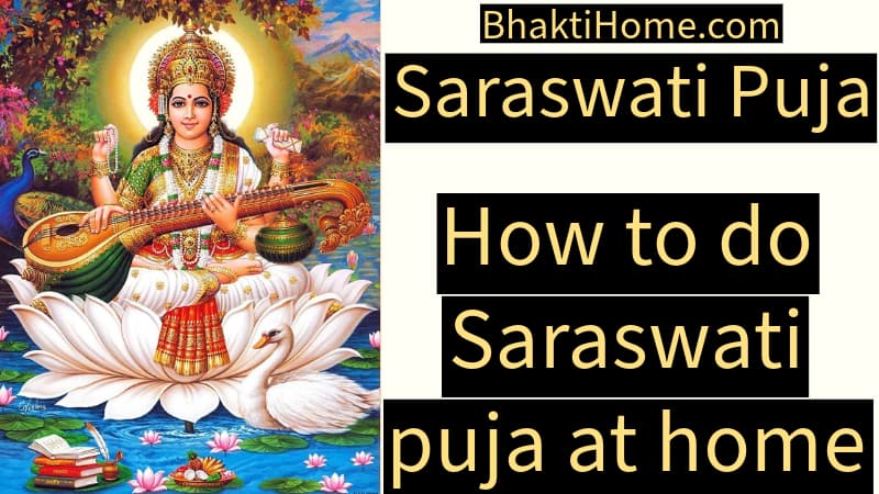 How to do Saraswati puja at home