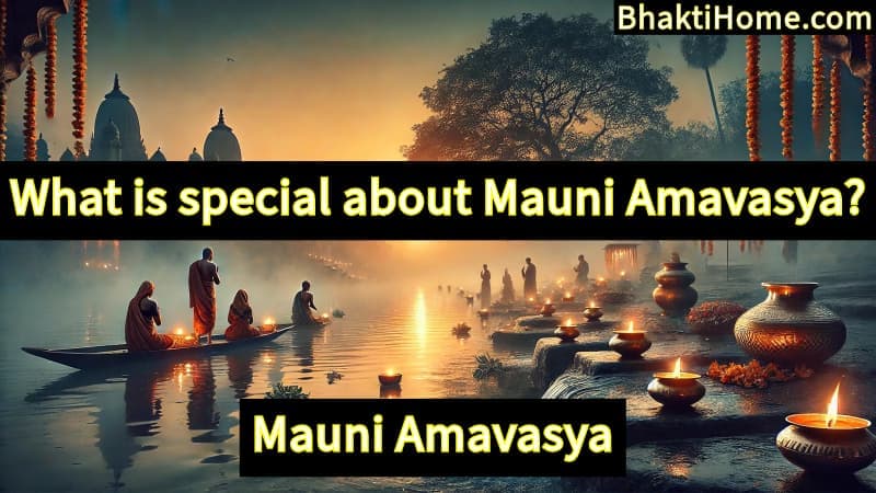 Mauni Amavasya - What is special about Mauni Amavasya?