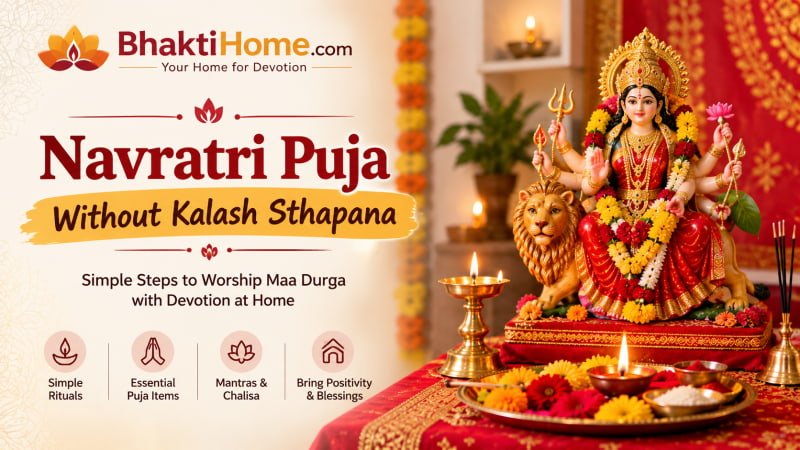Navratri Puja Without Kalash Sthapana