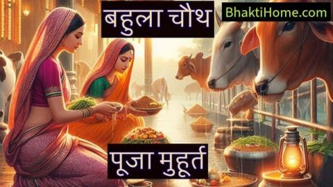 bahula chauth kab hai